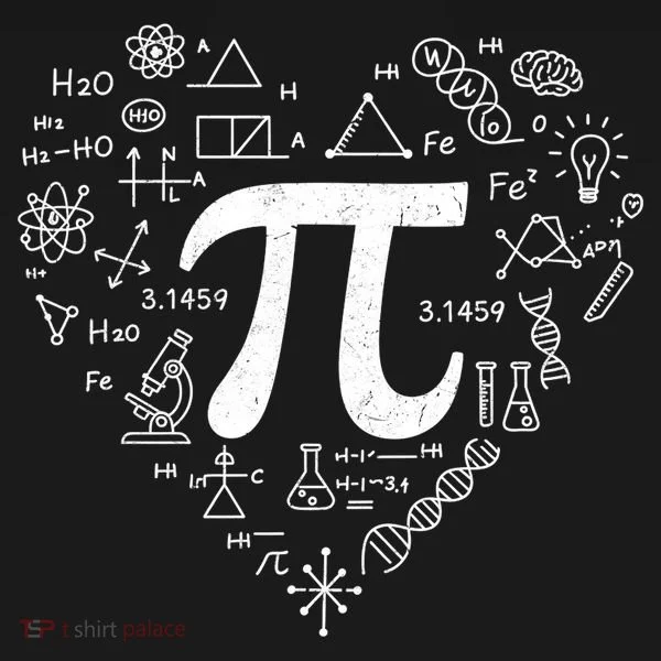 Cute Pi 3.14 Math Science Lover Heart Bucket Hat