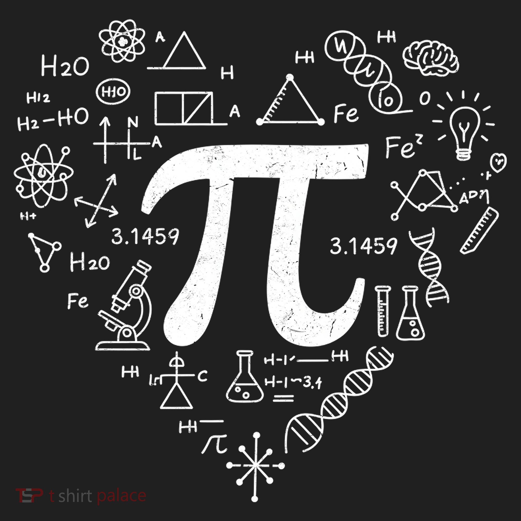 Cute Pi 3.14 Math Science Lover Heart Beanie