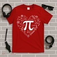 Cute Pi 3.14 Math Science Lover Heart T-Shirt thumb 5