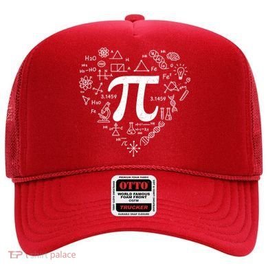 Cute Pi 3.14 Math Science Lover Heart Hat