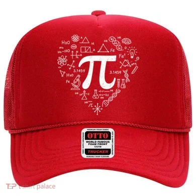 Cute Pi 3.14 Math Science Lover Heart Hat