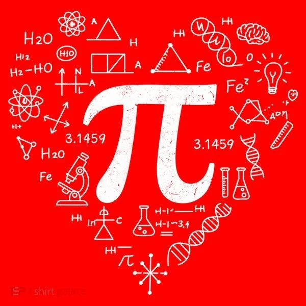 Cute Pi 3.14 Math Science Lover Heart Women's Long Sleeve Shirt