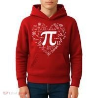 Cute Pi 3.14 Math Science Lover Heart Kids Hoodie thumb 4