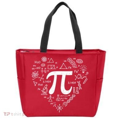 Cute Pi 3.14 Math Science Lover Heart Tote Bag
