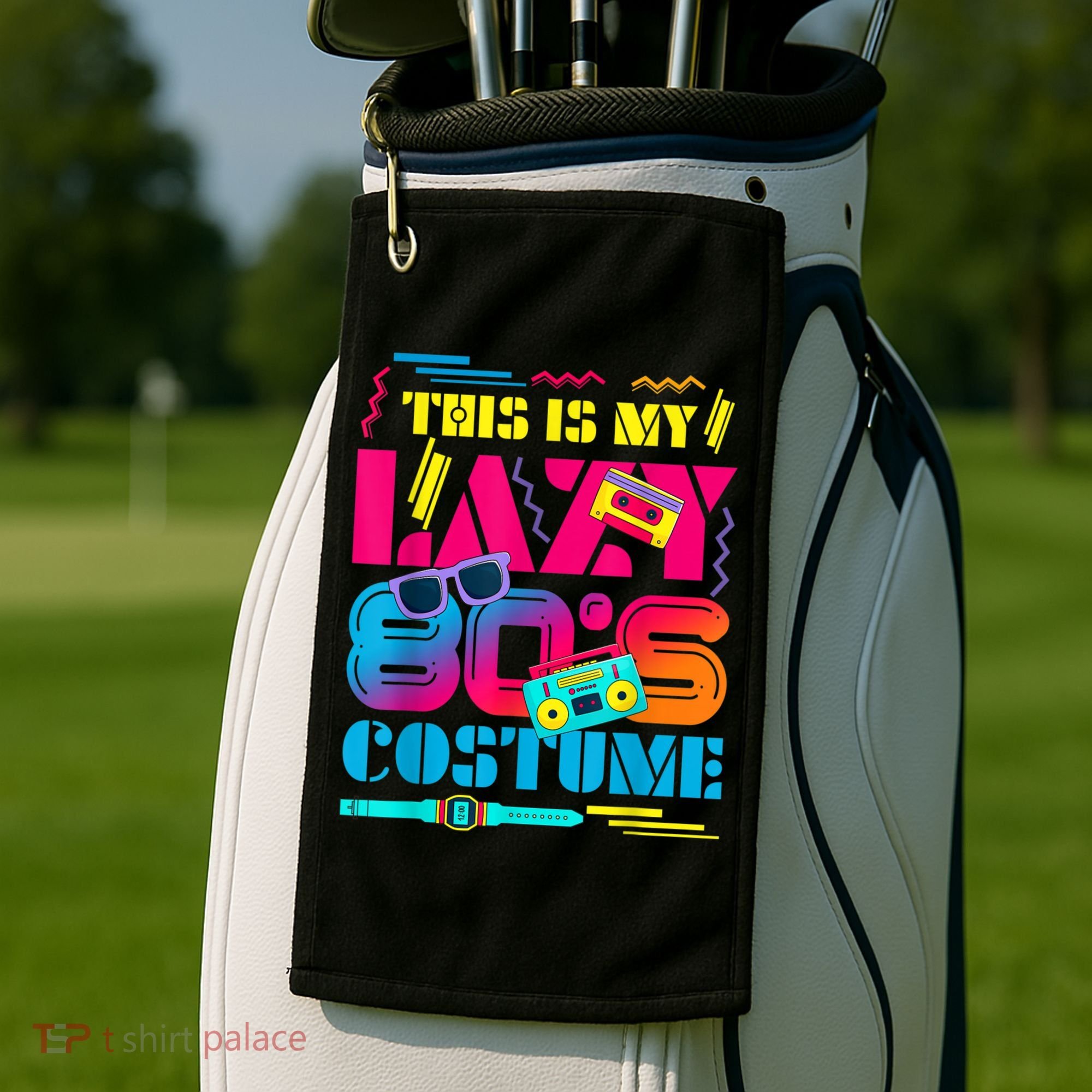 Costume Party 80s Golf Towel