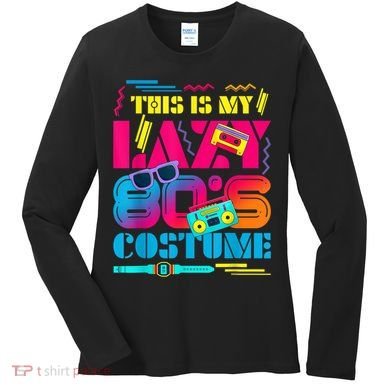 Costume Party 80s Women's Long Sleeve Shirt