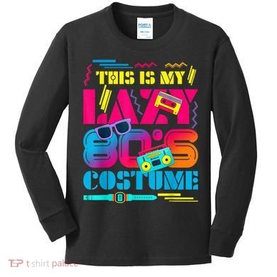 Costume Party 80s Kids Long Sleeve Shirt