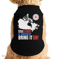 Canadian Patriotic Anti Trump Canada Map Doggie Tank thumb 0