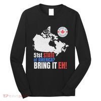Canadian Patriotic Anti Trump Canada Map Long Sleeve Shirt thumb 0