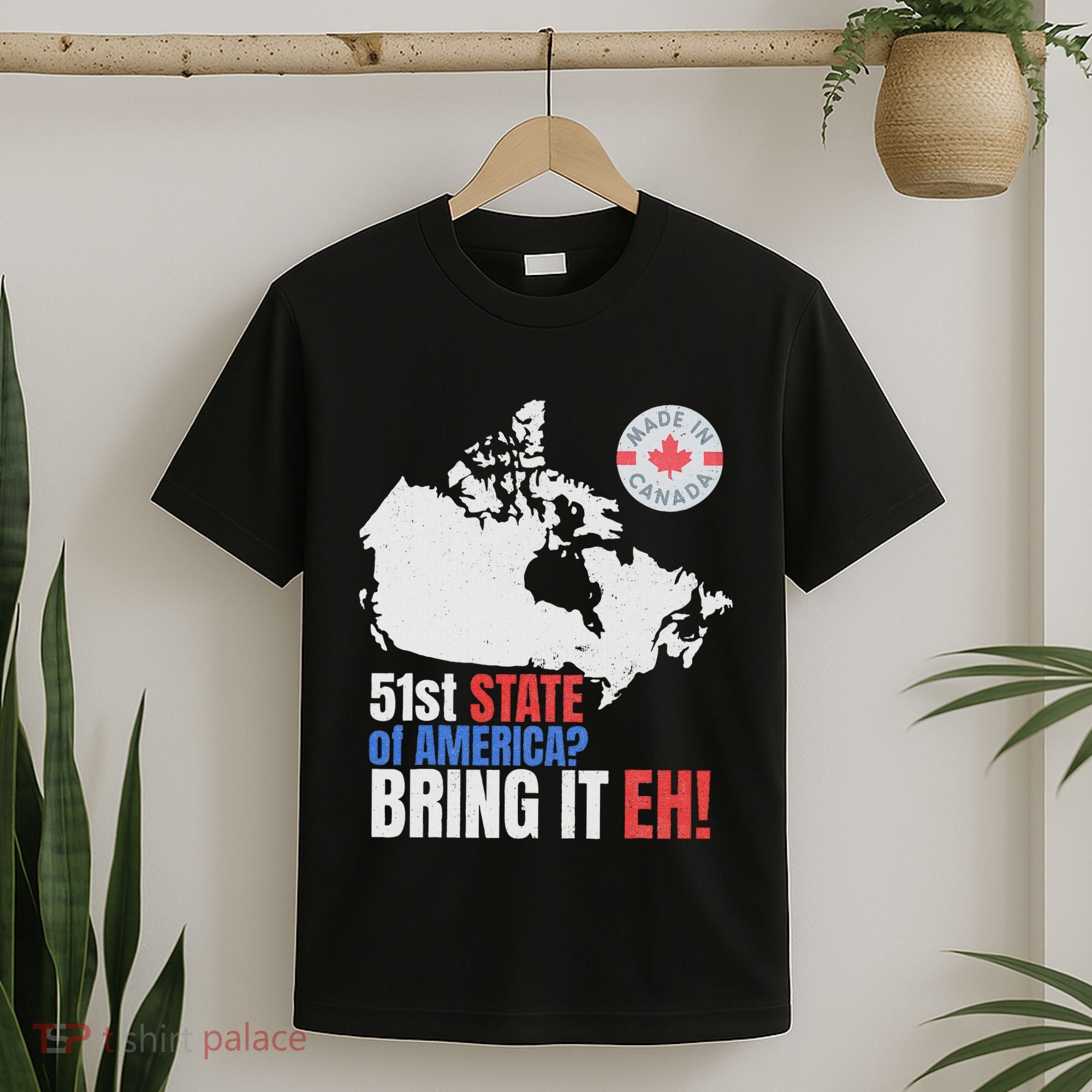 Canadian Patriotic Anti Trump Canada Map T-Shirt