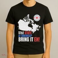 Canadian Patriotic Anti Trump Canada Map T-Shirt thumb 3