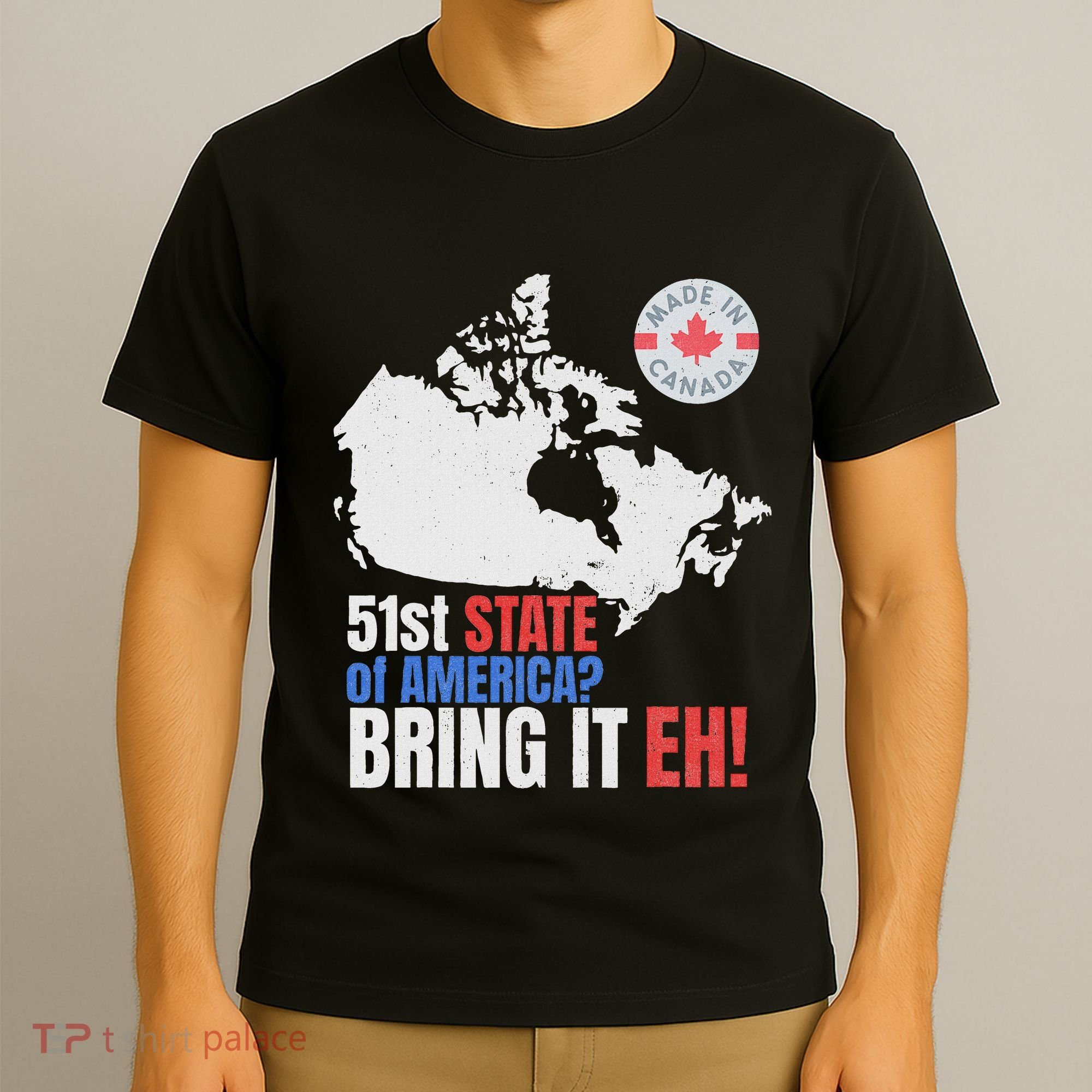 Canadian Patriotic Anti Trump Canada Map T-Shirt