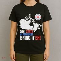 Canadian Patriotic Anti Trump Canada Map T-Shirt thumb 4