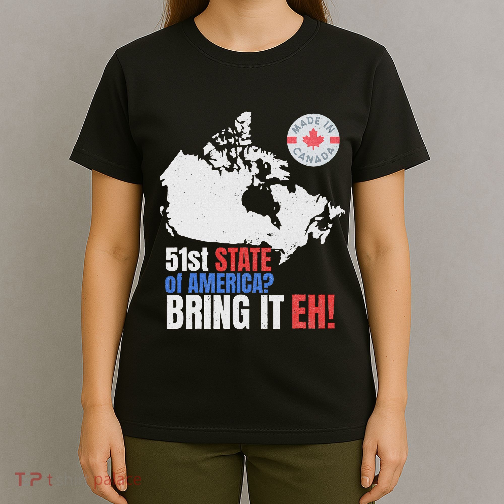 Canadian Patriotic Anti Trump Canada Map T-Shirt