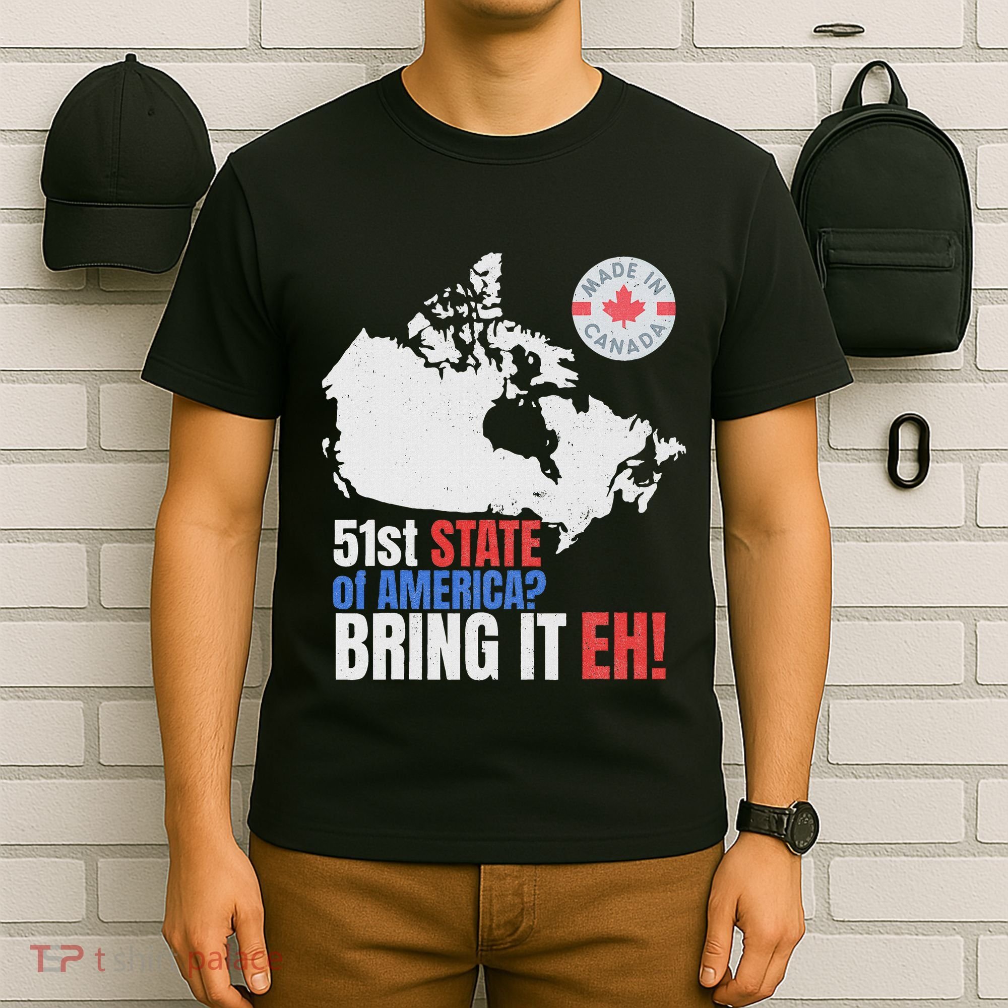 Canadian Patriotic Anti Trump Canada Map T-Shirt