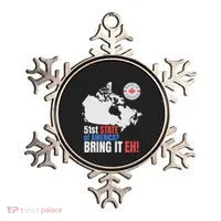 Canadian Patriotic Anti Trump Canada Map Ornament thumb 0