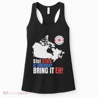 Canadian Patriotic Anti Trump Canada Map Women's Tank Top thumb 0