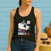Canadian Patriotic Anti Trump Canada Map Women's Tank Top thumb 2