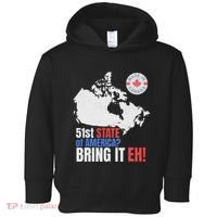 Canadian Patriotic Anti Trump Canada Map Toddler Hoodie thumb 0