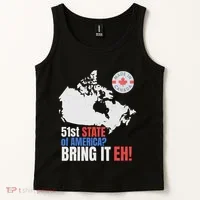Canadian Patriotic Anti Trump Canada Map Tank Top thumb 2