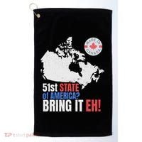 Canadian Patriotic Anti Trump Canada Map Golf Towel thumb 0