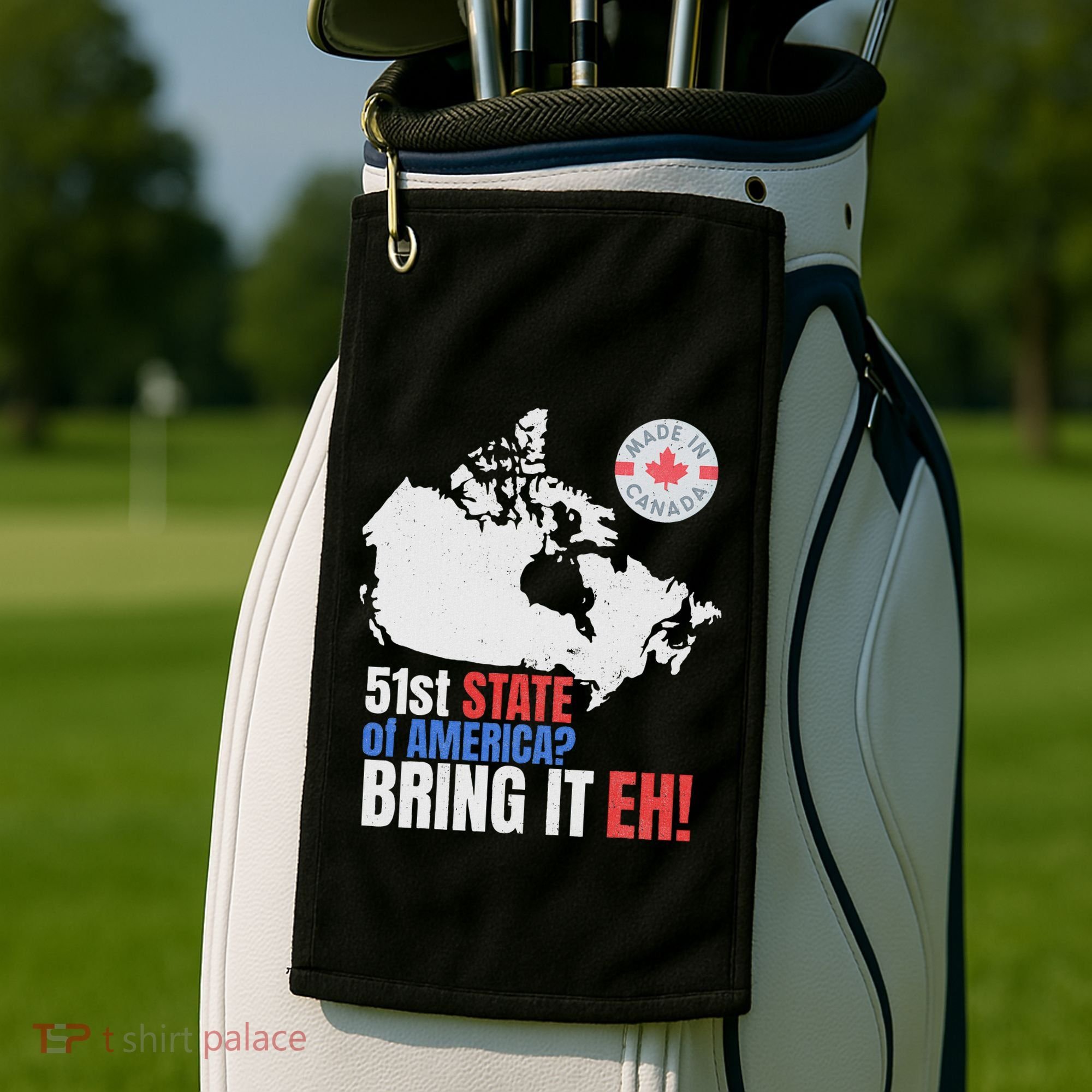 Canadian Patriotic Anti Trump Canada Map Golf Towel