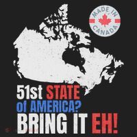 Canadian Patriotic Anti Trump Canada Map Golf Towel thumb 3