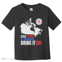 Canadian Patriotic Anti Trump Canada Map Toddler T-Shirt thumb 0