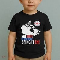 Canadian Patriotic Anti Trump Canada Map Toddler T-Shirt thumb 2