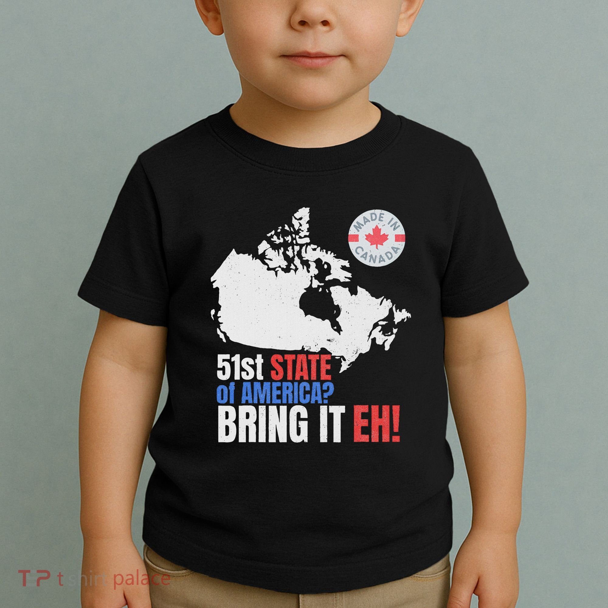 Canadian Patriotic Anti Trump Canada Map Toddler T-Shirt