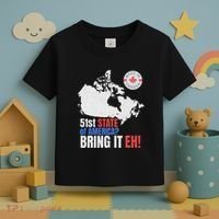 Canadian Patriotic Anti Trump Canada Map Toddler T-Shirt thumb 3