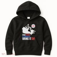 Canadian Patriotic Anti Trump Canada Map Kids Hoodie thumb 0