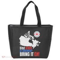 Canadian Patriotic Anti Trump Canada Map Tote Bag thumb 0