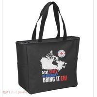 Canadian Patriotic Anti Trump Canada Map Tote Bag thumb 2