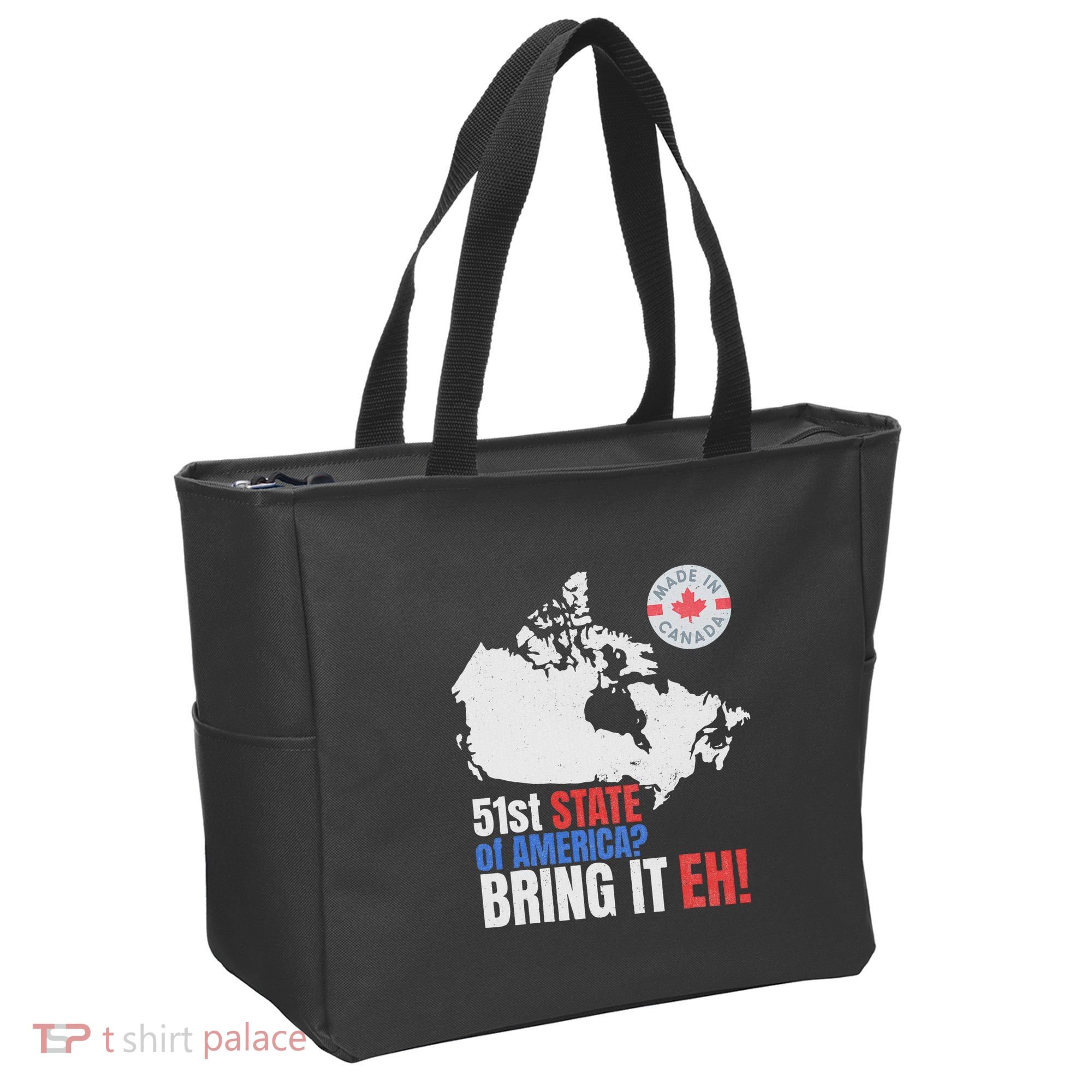 Canadian Patriotic Anti Trump Canada Map Tote Bag