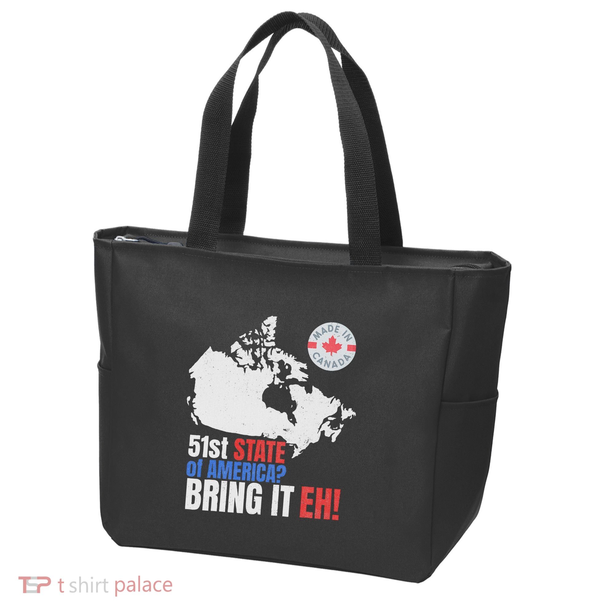Canadian Patriotic Anti Trump Canada Map Tote Bag