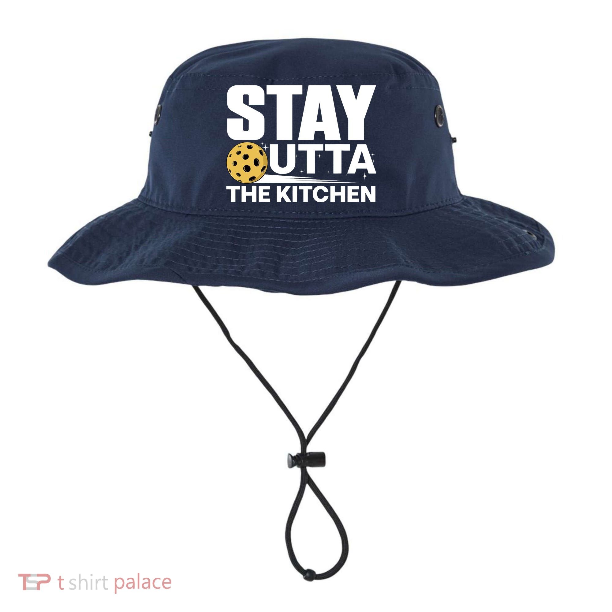 Cool Pickleball Art Pickleball Player Sport Bucket Hat