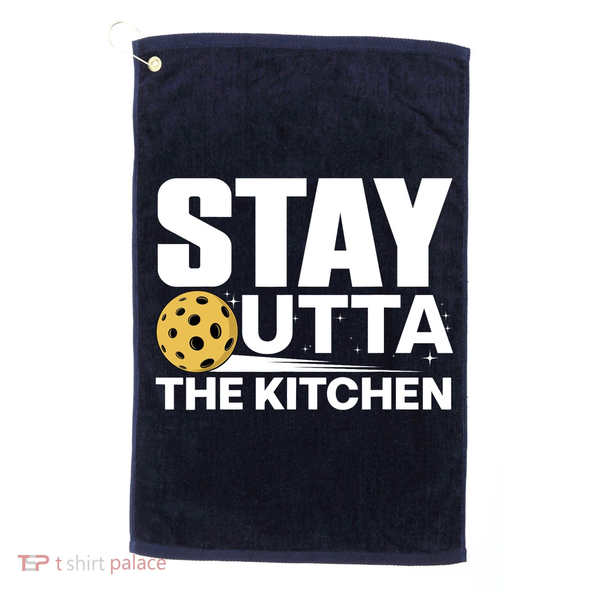 Cool Pickleball Art Pickleball Player Sport Golf Towel