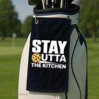 Cool Pickleball Art Pickleball Player Sport Golf Towel thumb 2