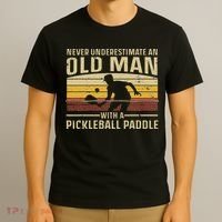 Cool Pickleball Art For Women Paddle Pickleball Player T-Shirt thumb 3
