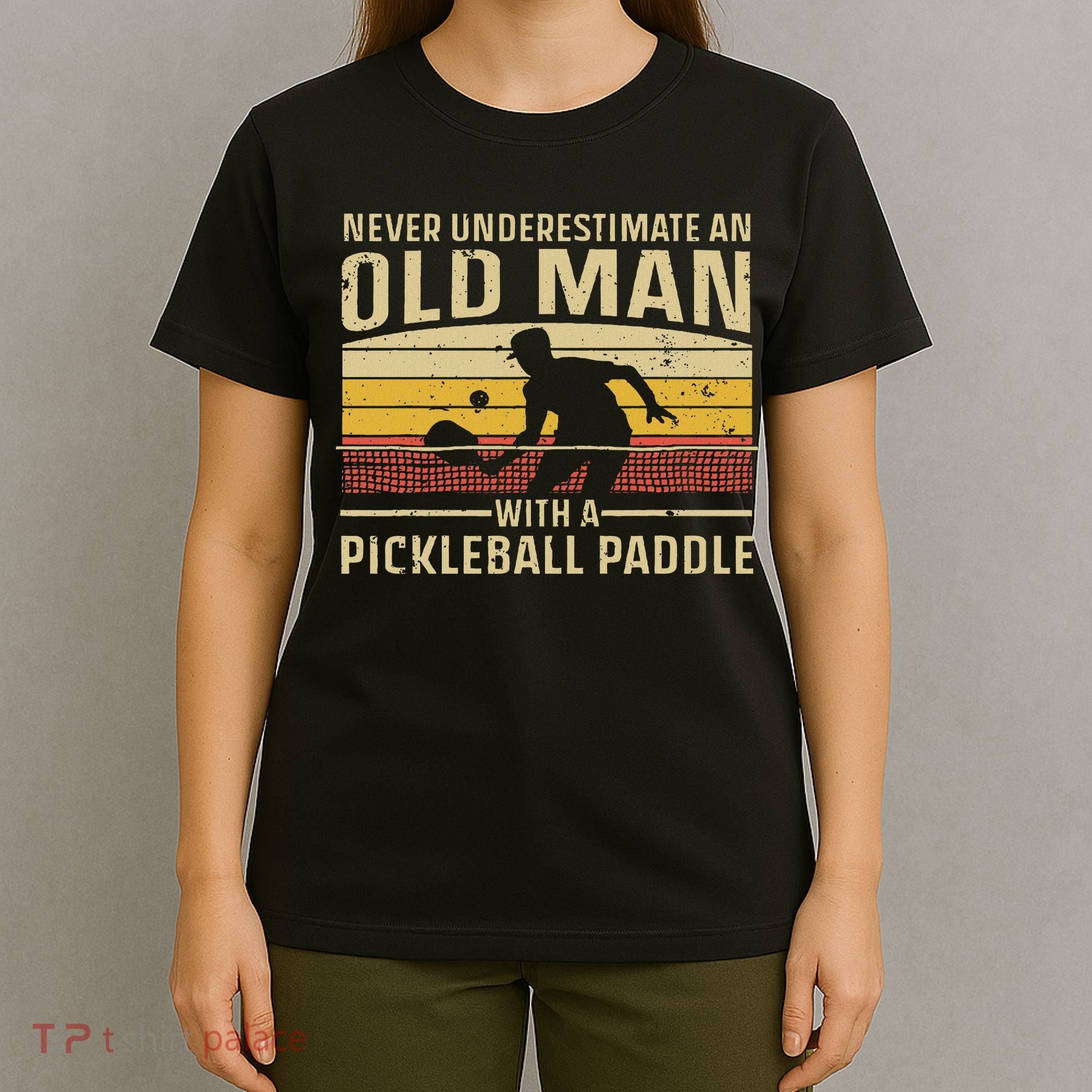 Cool Pickleball Art For Women Paddle Pickleball Player T-Shirt