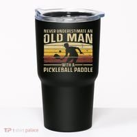Cool Pickleball Art For Women Paddle Pickleball Player Tumbler thumb 0