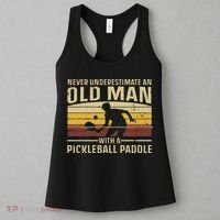 Cool Pickleball Art For Women Paddle Pickleball Player Women's Tank Top thumb 3