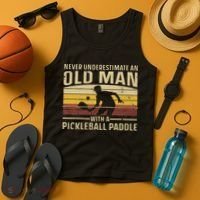Cool Pickleball Art For Women Paddle Pickleball Player Tank Top thumb 4