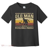 Cool Pickleball Art For Women Paddle Pickleball Player Toddler T-Shirt thumb 0