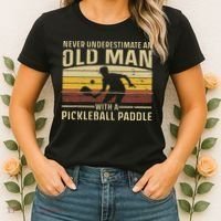 Cool Pickleball Art For Women Paddle Pickleball Player Women's T-Shirt thumb 2