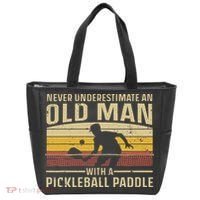 Cool Pickleball Art For Women Paddle Pickleball Player Tote Bag thumb 0