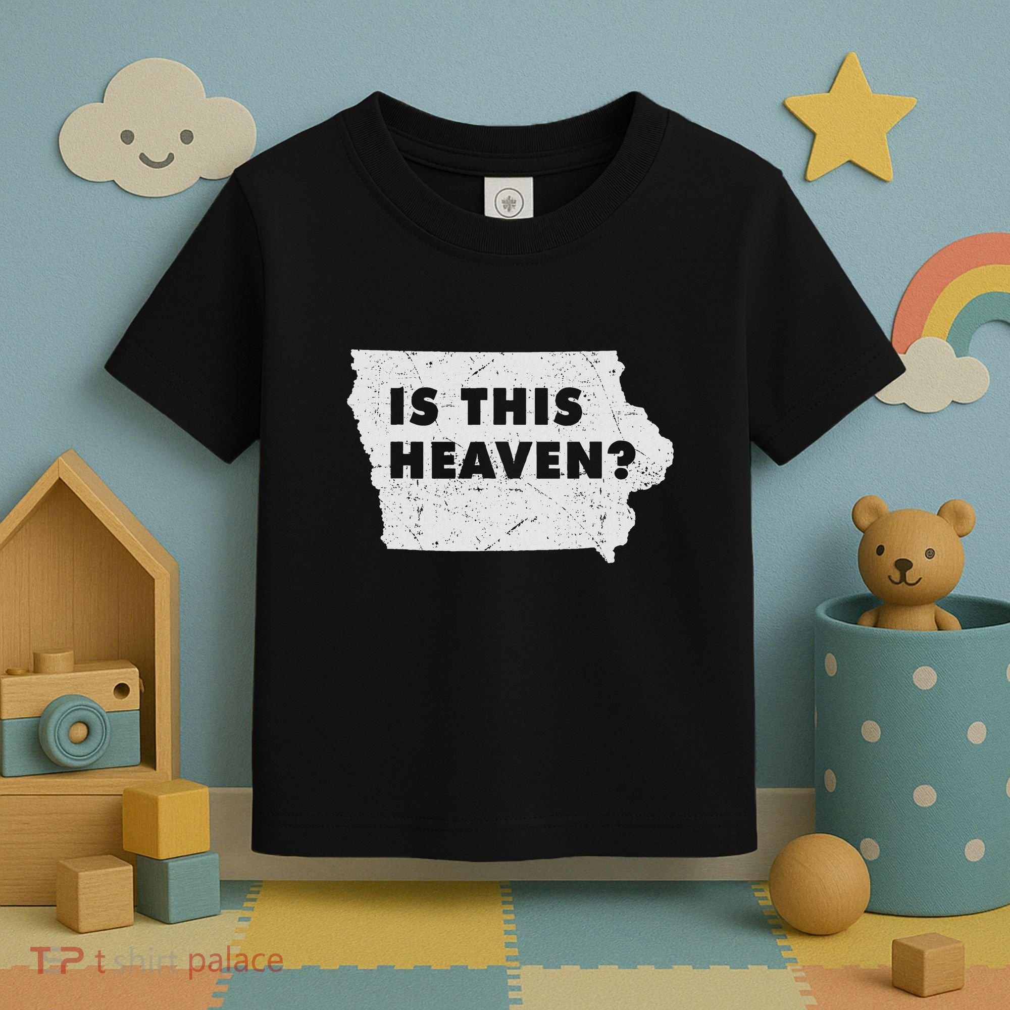 Citizen Proud America State Us Heaven Home Iowa Toddler T-Shirt