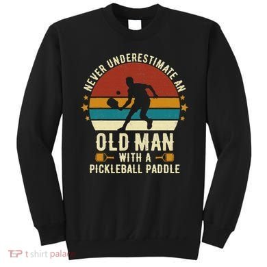 Cool Pickleball Art For Paddle Pickleball Player Sweatshirt