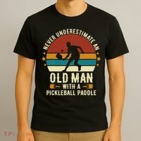 Cool Pickleball Art For Paddle Pickleball Player T-Shirt thumb 3